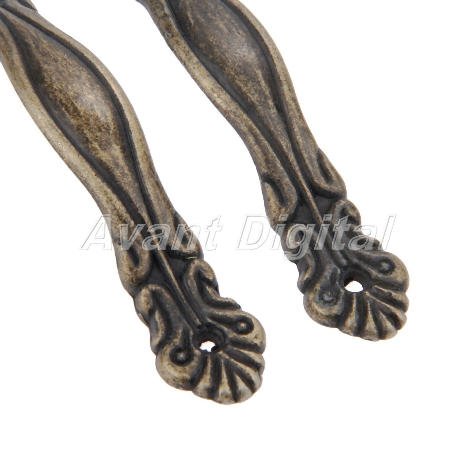 2pcs Elegant Furniture Door Knobs Cupboard Drawer Cabinet Pull Handles Hardware
