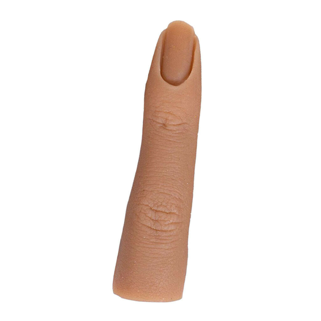 2x False Finger Practice Training Finger Manicure for Acrylic Gel Fibreglass