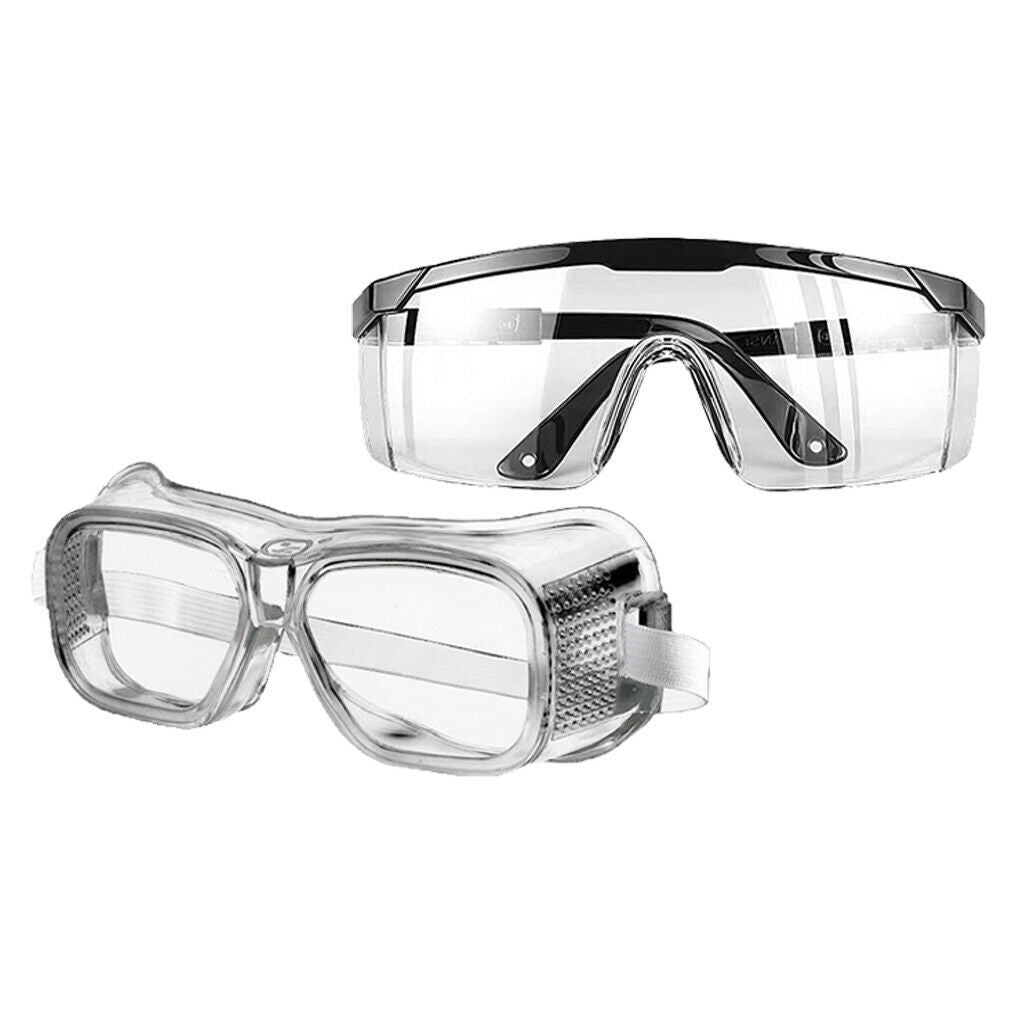 2x Unisex Sandproof Cycling Glasses Motorcycle Glasses Outdoor Eye Protector
