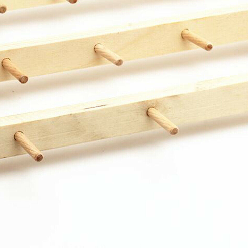 48-Spool Wooden Cord Thread Rack/Holder Stand Spool Organizer Embroidery