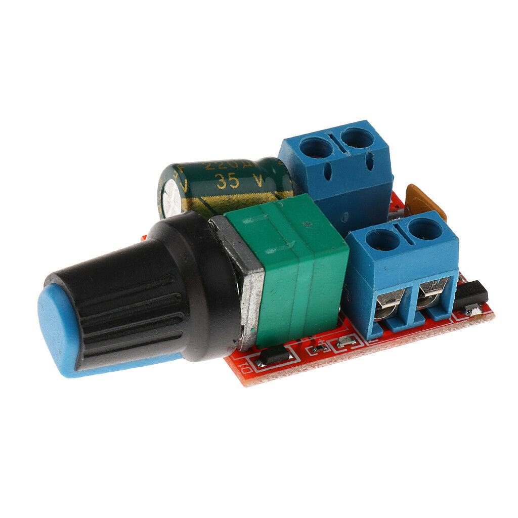 5A DC Motor PWM Speed Controller Speed Control Switch LED Dimmer 3V-35V DIY