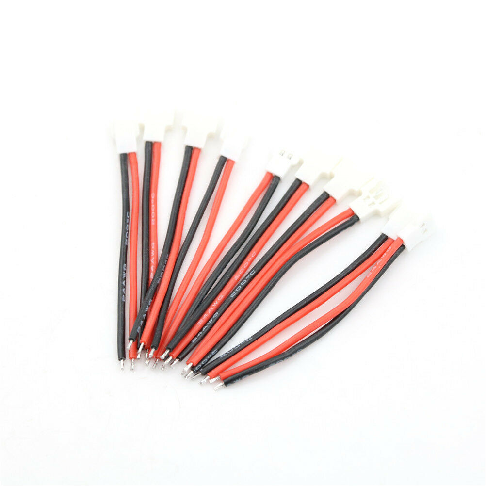 5Pairs 3.7V 1s Lipo Battery Male&Female Plug Charging Cable RC Parts