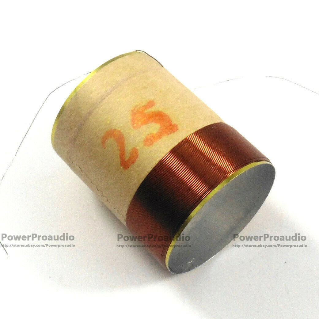 2pcs 25.5mm Voice coil Copper wire 8 Ohm For Loudspeaker Repair Tweeter 2layers