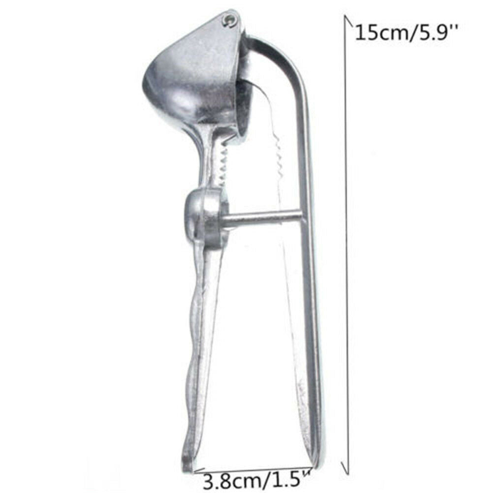Stainless Steel Garlic Press Crusher Squeezer Masher Home Kitchen Mincer .l8