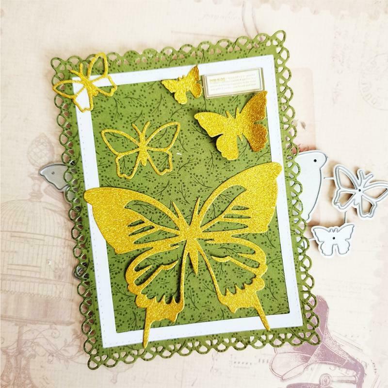 Butterflies Metal Cutting Dies Stencil DIY Scrapbook Album Paper Card Template