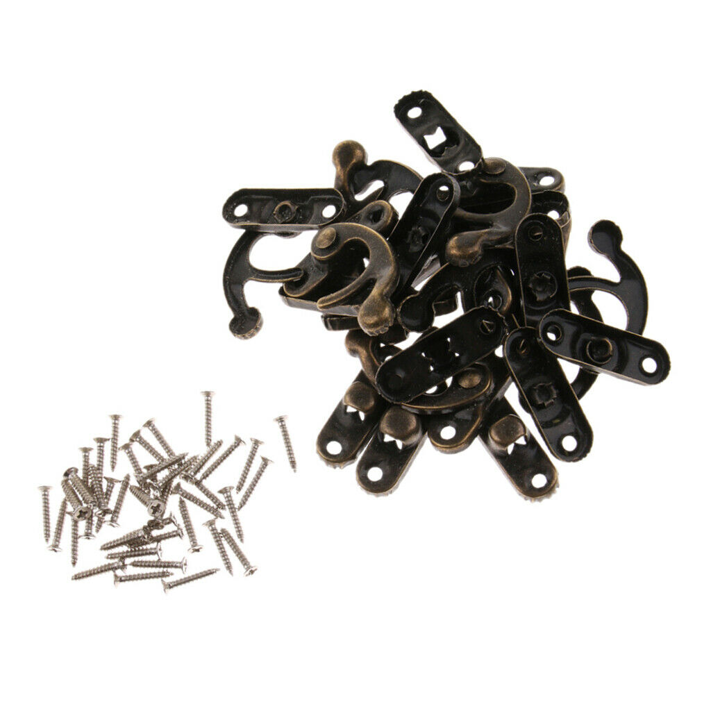 10 Pieces Crate Lock Bird Nest Box Lock, Random Color
