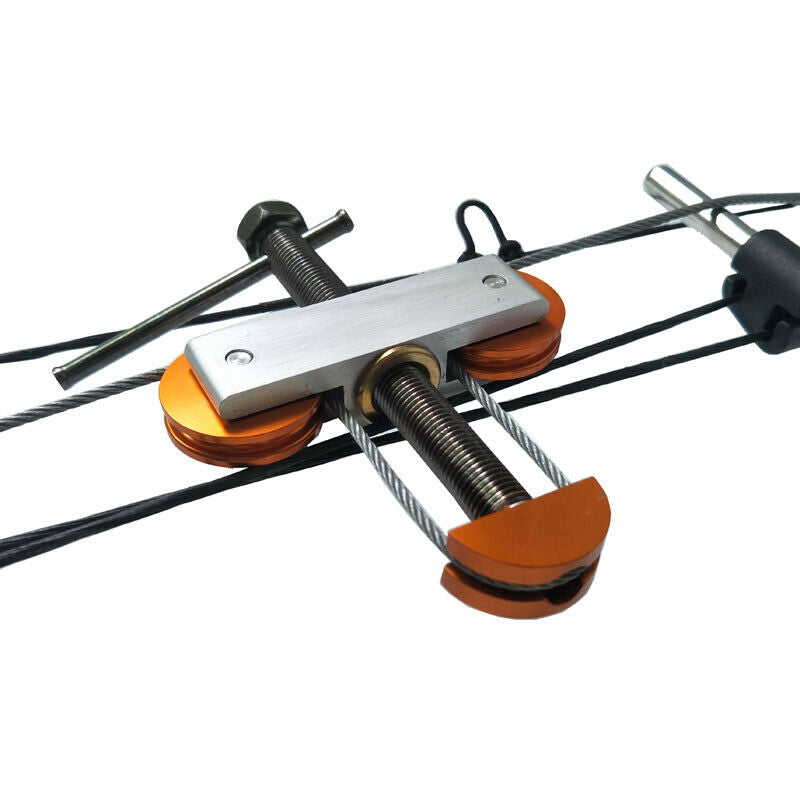 Portable Compound Bow Press Quad Bracket Repair String Changer Archery Tool Set