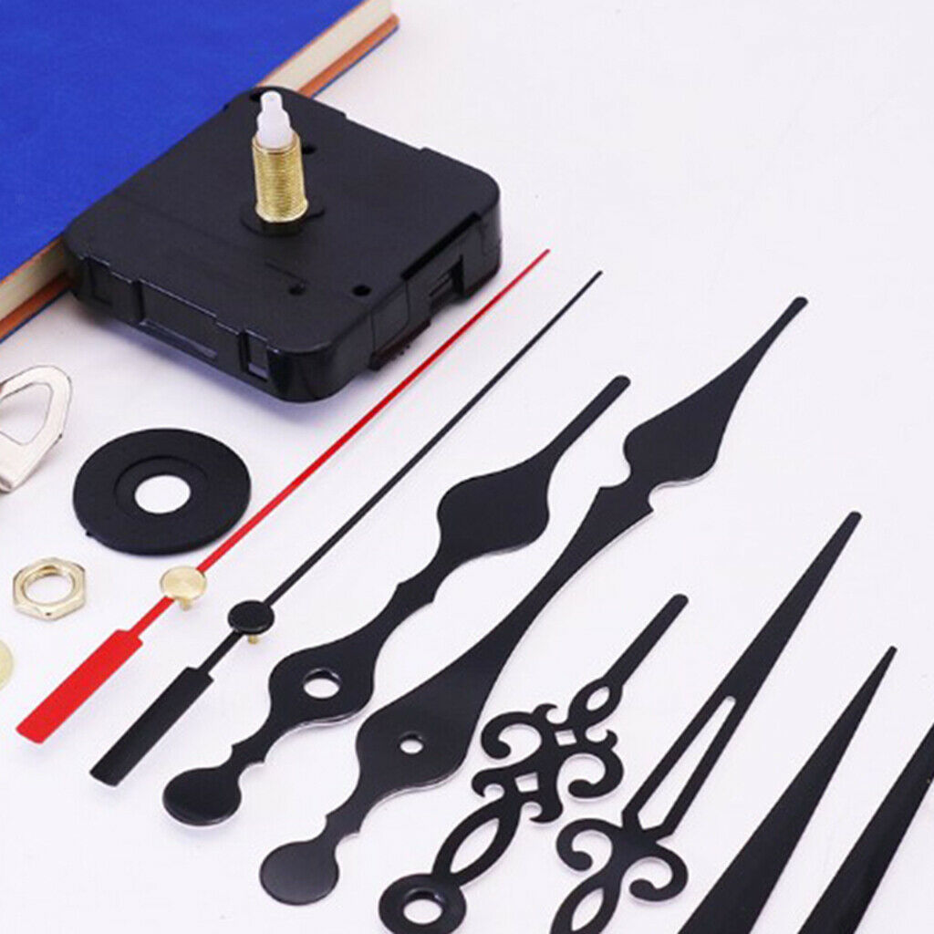 Quartz Clock Movement Mechanism & 3Pairs Hand Wall Repair Tool Parts DIY Kit