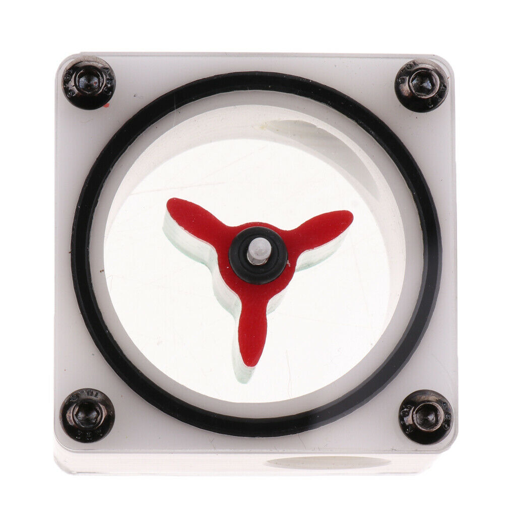 Flow Meter Indicator G1/4 Threaded 3Impeller for PC Computer Water Cooling#2