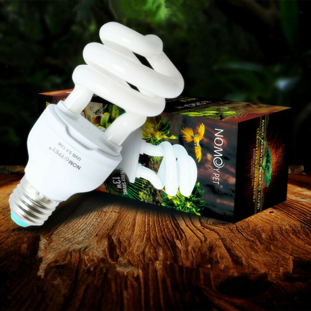 5.0 13W Calcium Reptile Lizard Turtle UV UVB Light Compact Light Bulb