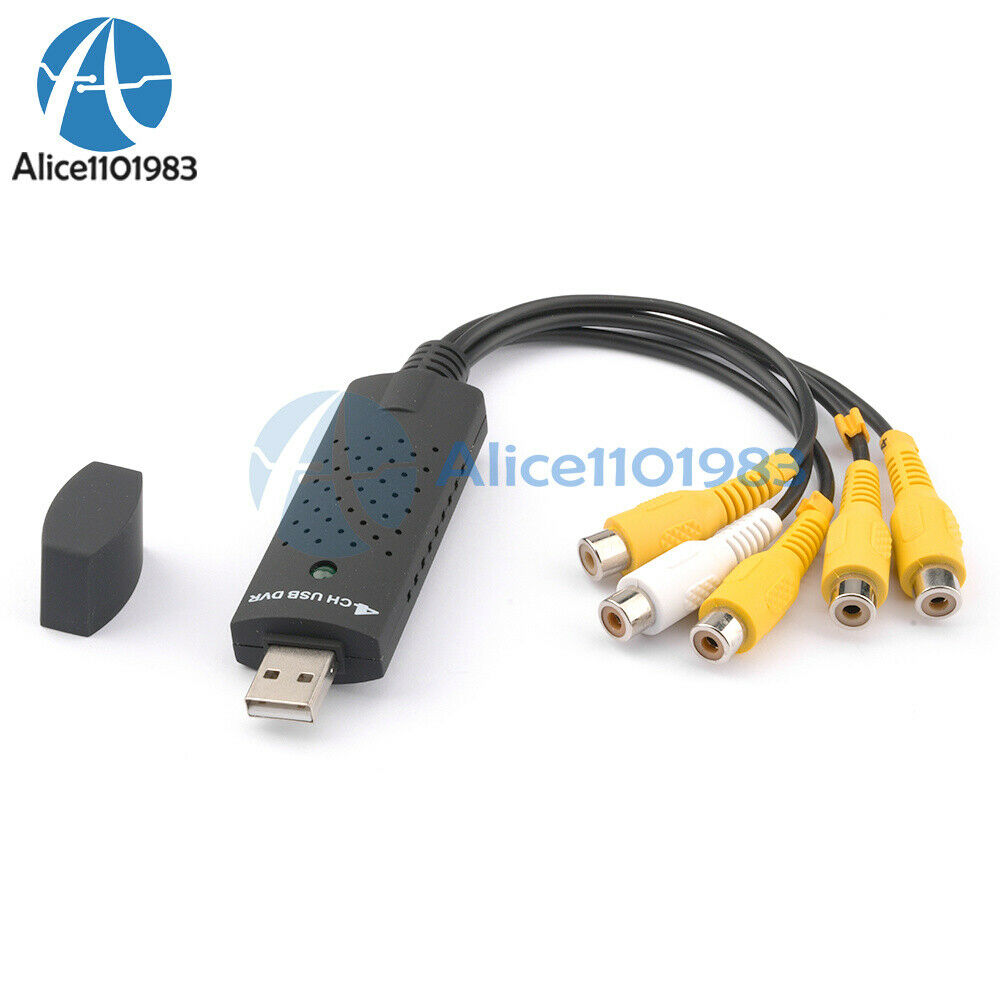 4 Channel Usb 2.0 Audio Capture Adapter For PC And Notebook Video Capture Stick