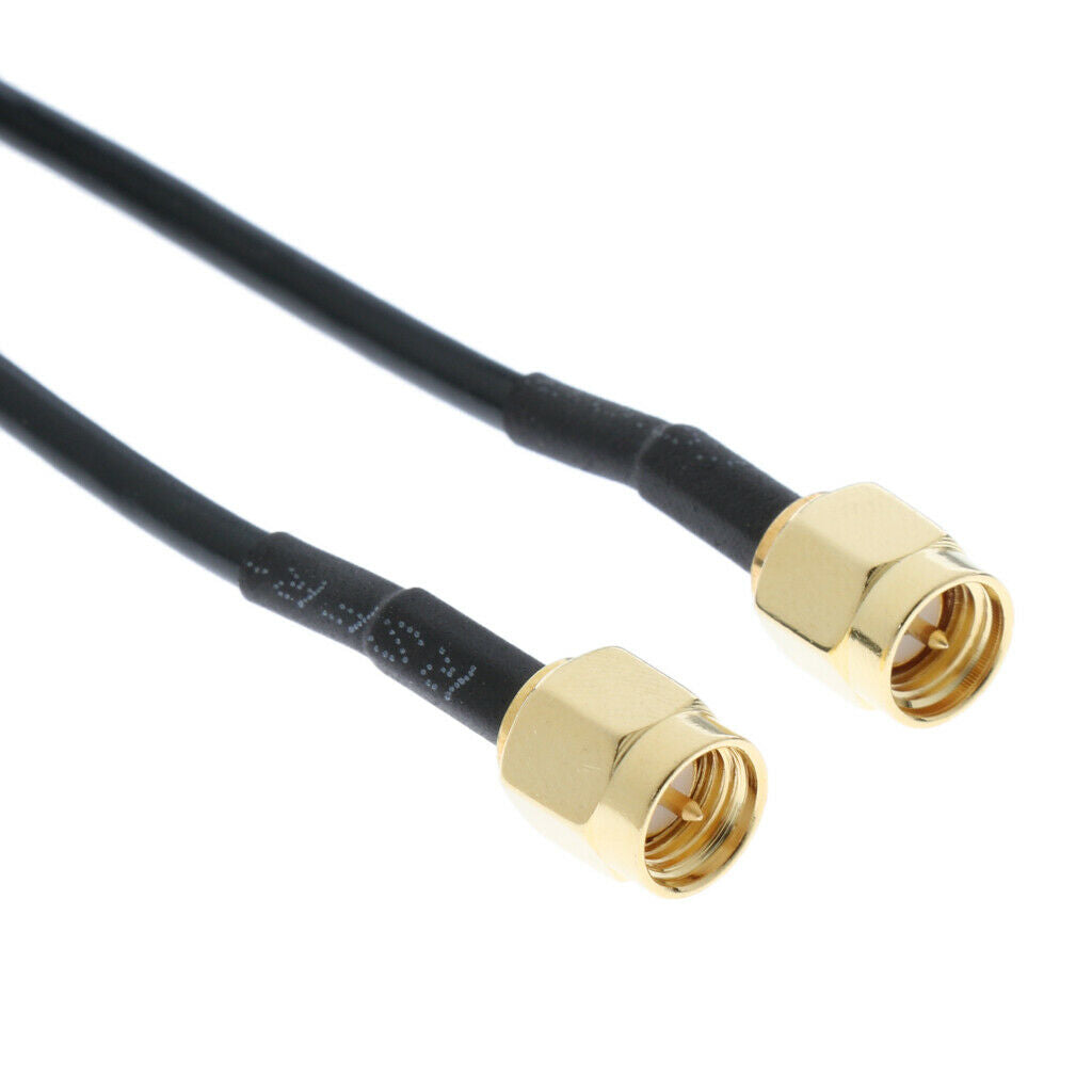 20M RP-SMA Male Connector   Nut Switch RP-SMA Male Plug Antenna Adapter