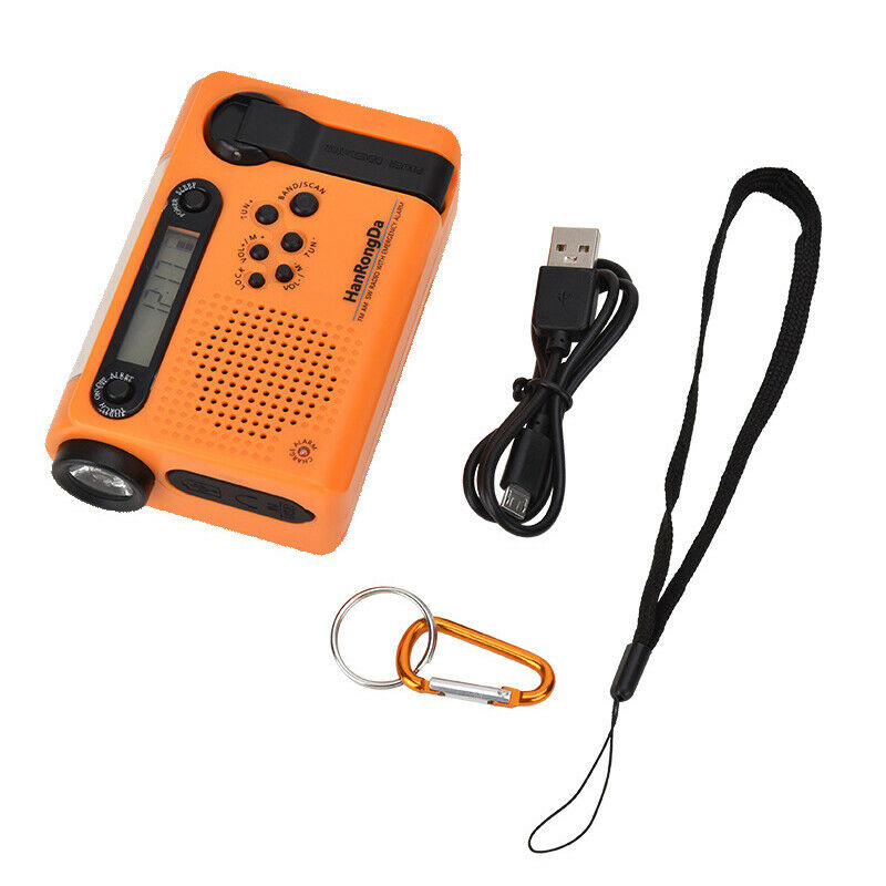 HRD-900 Solar Radio Full Band w/ Emergency Alarm Flashlight Standard Version