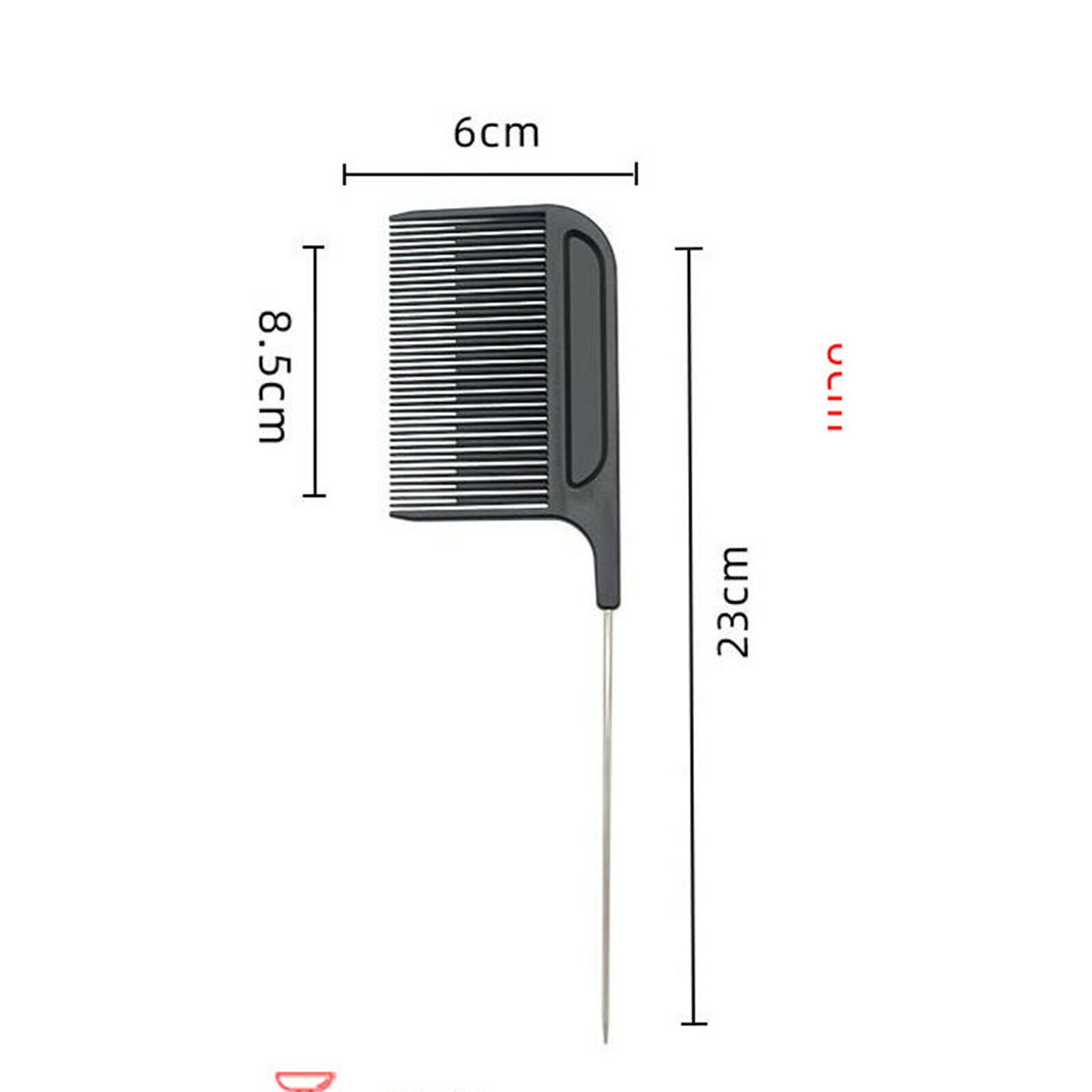 Fine Tooth Rat Tail Comb Heat Resistant for Women Men Girls Anti Static