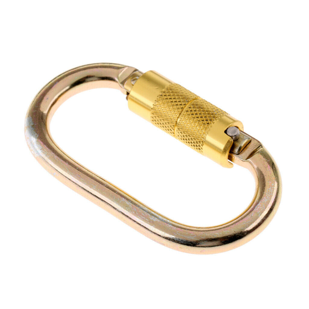 23kn Carbon Steel Shape Carabiner for Carabiner Equipment