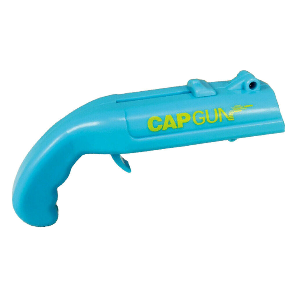 Beer Bottle   Opener Gun Shaped Home Bar Party Drinking   Launcher Blue