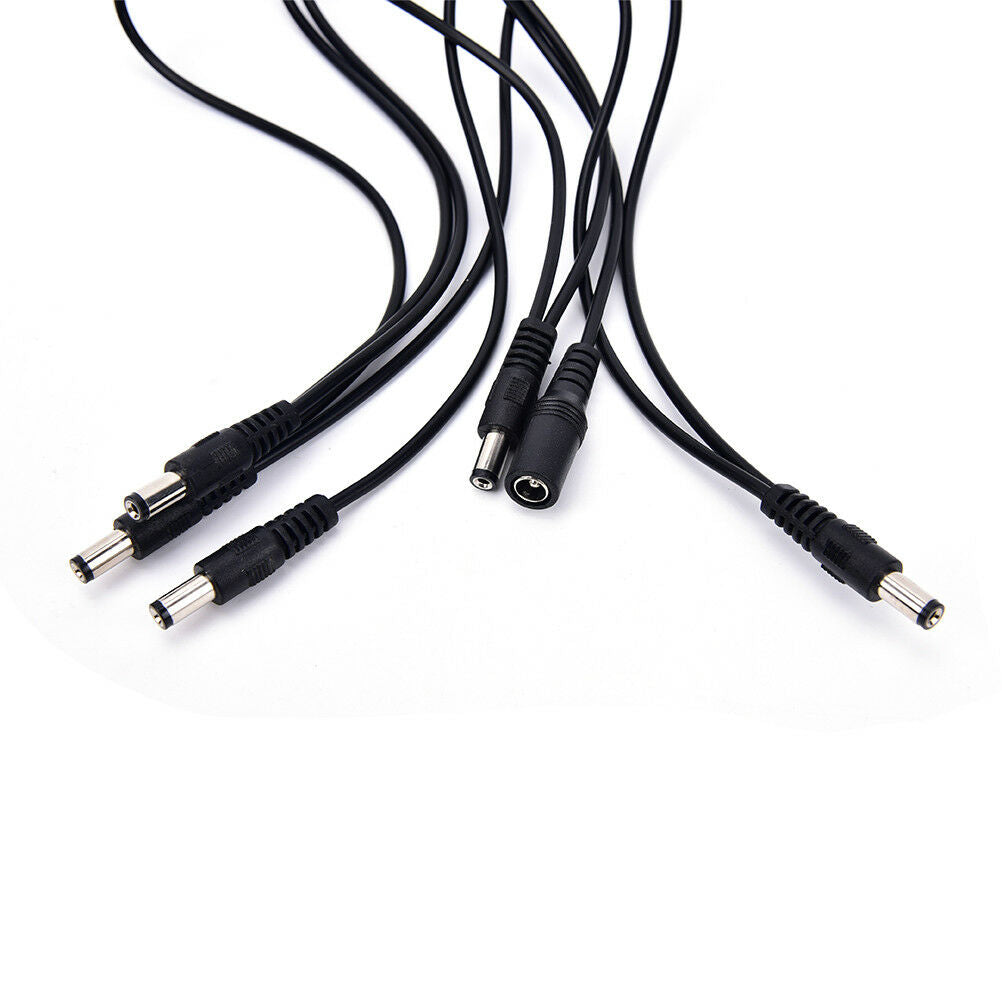 5 way guitar effect pedal daisy chain power supply cable splitter copper .l8
