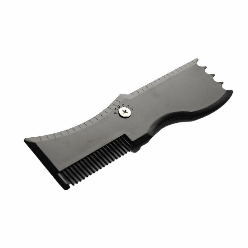 5 In 1 Men Beard Shaping Styling Template Comb Rotatable Beards Comb Beauty  FG