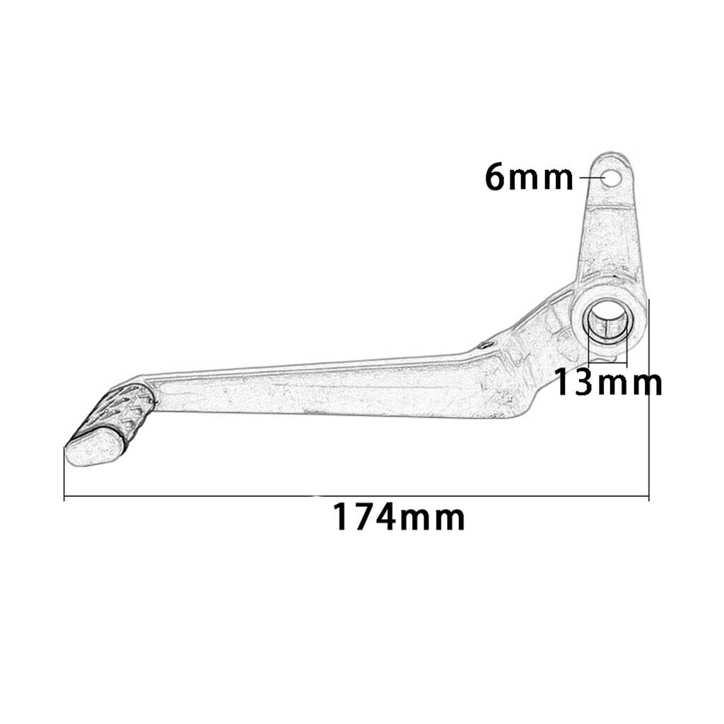 Motorcycle Rear Brake Lever Rear Foot Brake Rest Pedal Rod