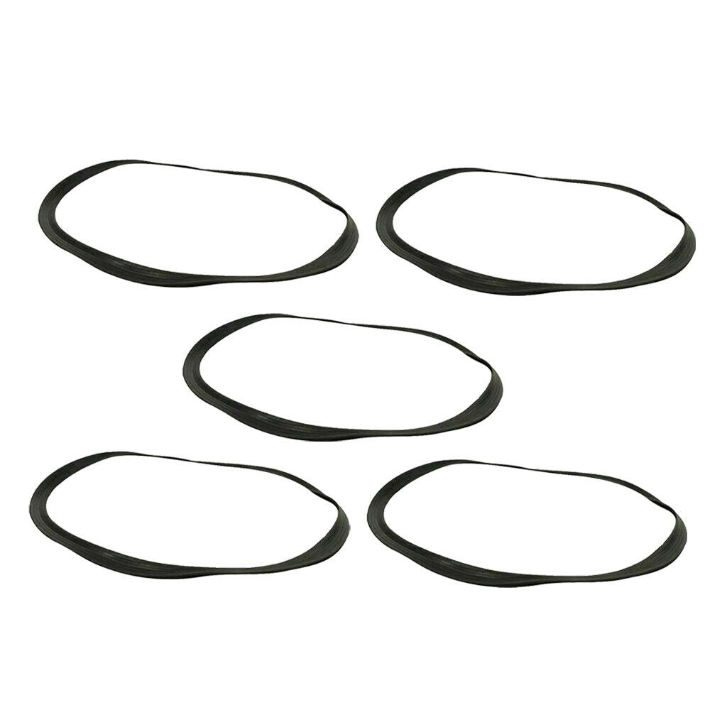5 Pieces Barber Salon Chair Base Equipment Rubber Ring Gasket TRIM Protect