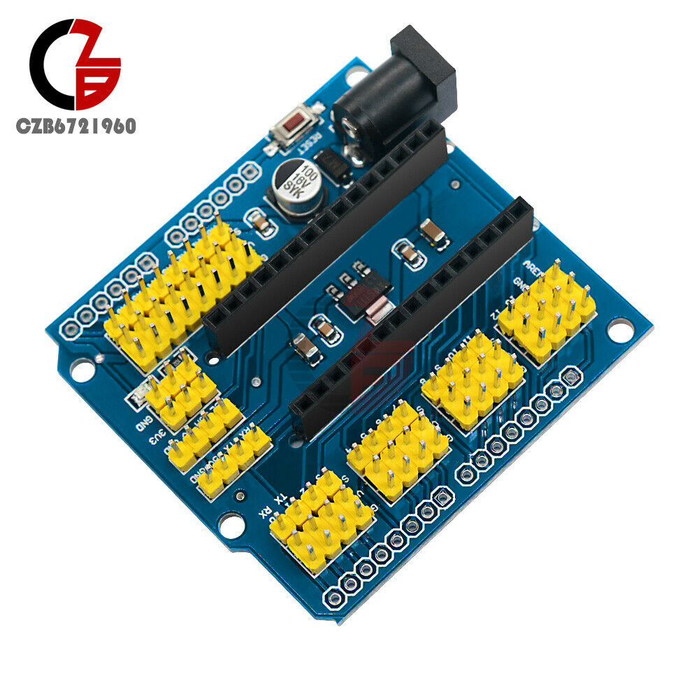 5PCS Arduino Nano I/O Expansion Shield V2.x/3.x Controller Pinboard Board Module