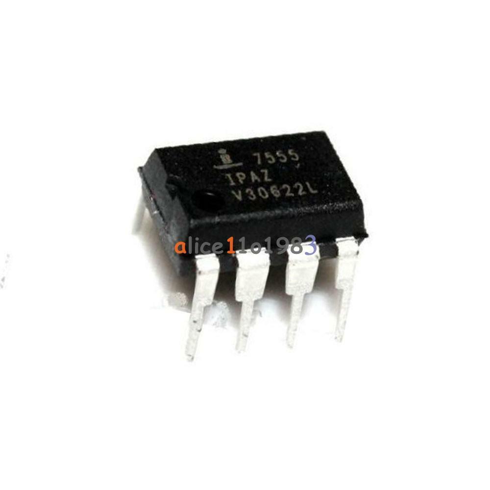 5PCS ICM7555IPA DIP8 IC OSC MONO TIMING 1MHZ  GOOD