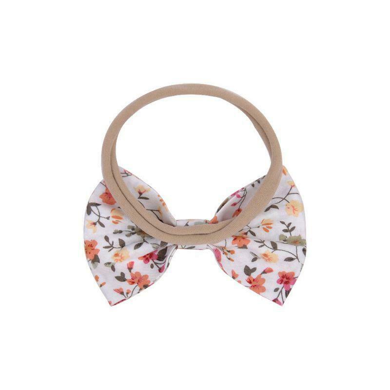 10pcs Cute Bow Baby Headband Girl Nylon Head Bands Turban Newborn Hairbands