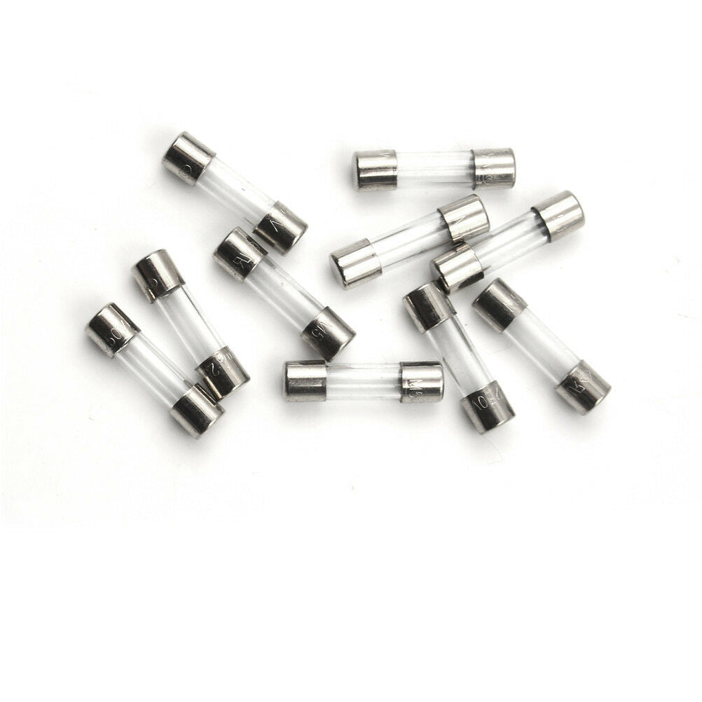 10Pcs Glass Tube Fuse 0.05A 50mA F0.05A 250V Quick Fast Blow 5mm x 20m.l8