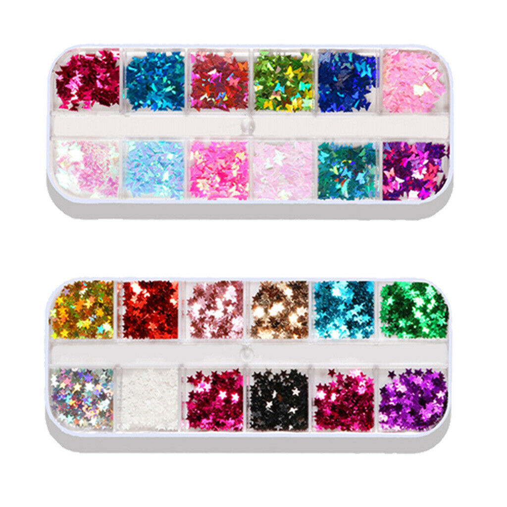 Colorful DIY Crafts Nail Sequins Paillette Manicure Nail Art Design Supplies