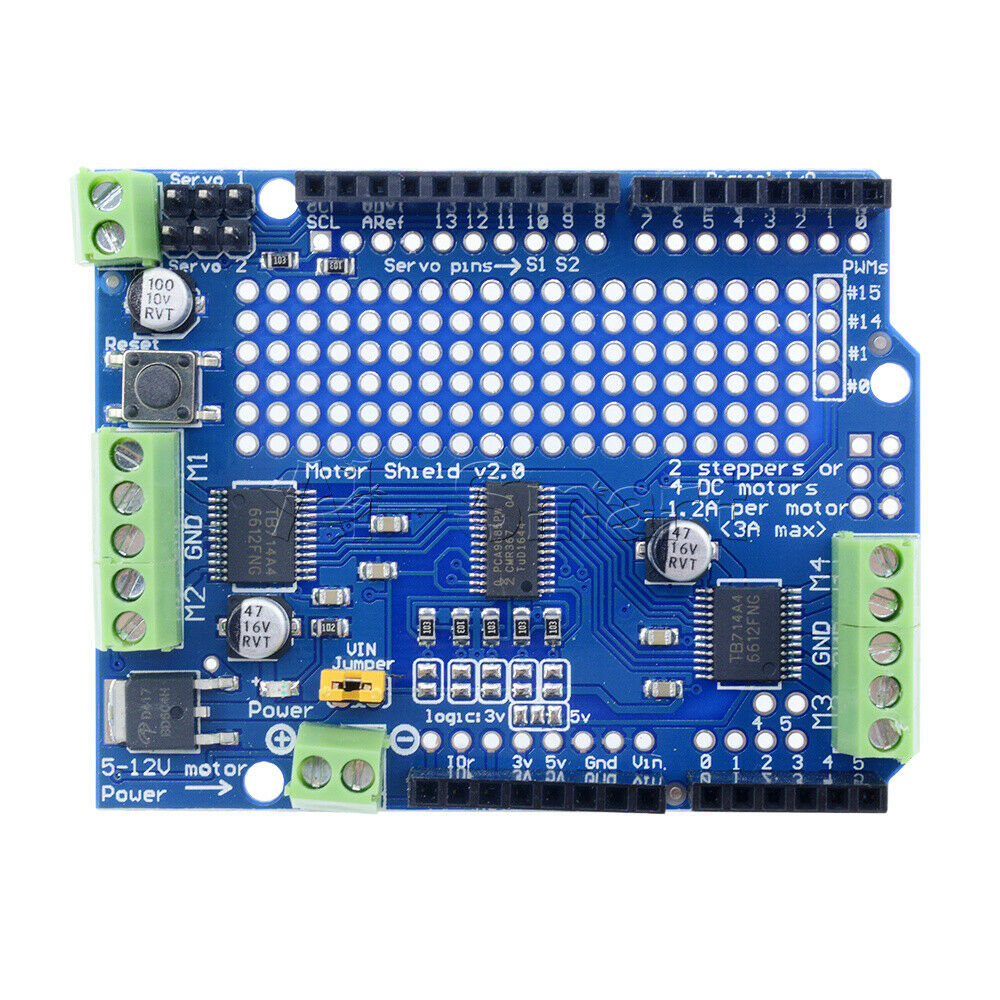 PCA9685 TB6612 Motor Stepper Servo Robot Shield for Arduino I2C V2 PWM Driver