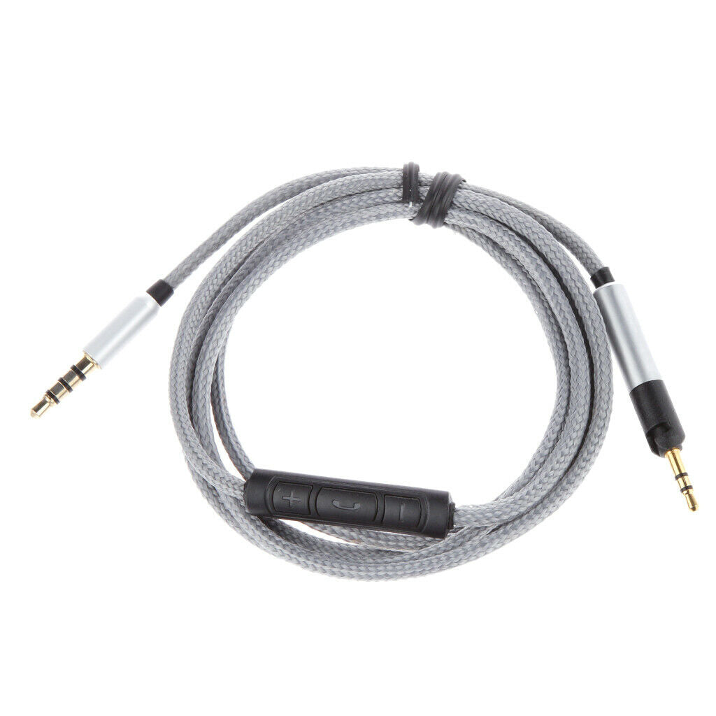 1.2M Replacement Headphone Audio Cable with Remote Control And  M50x