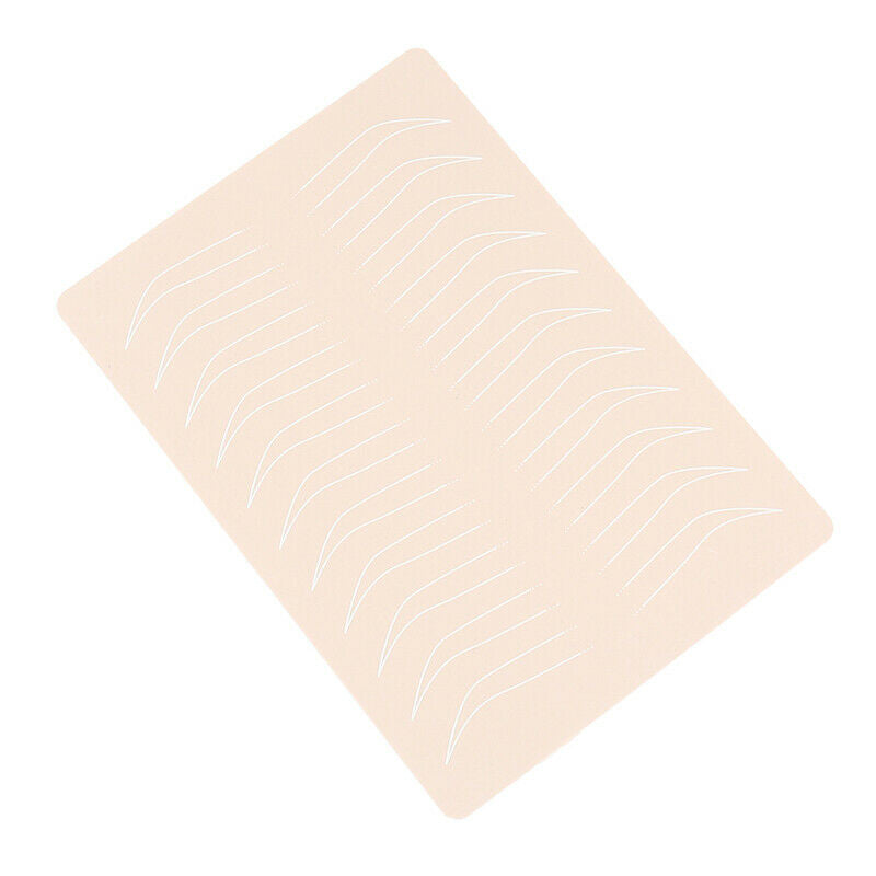 1Pc Microblading Eyebrow Practice Latex Skin Permanent Makeup Training Bo.l8