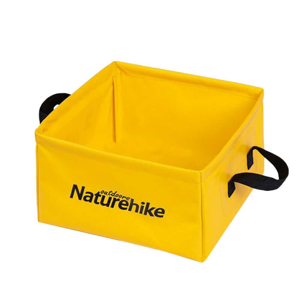Collapsible Water Bucket 13L Wash Basin for Hiking Gardening Car Washing