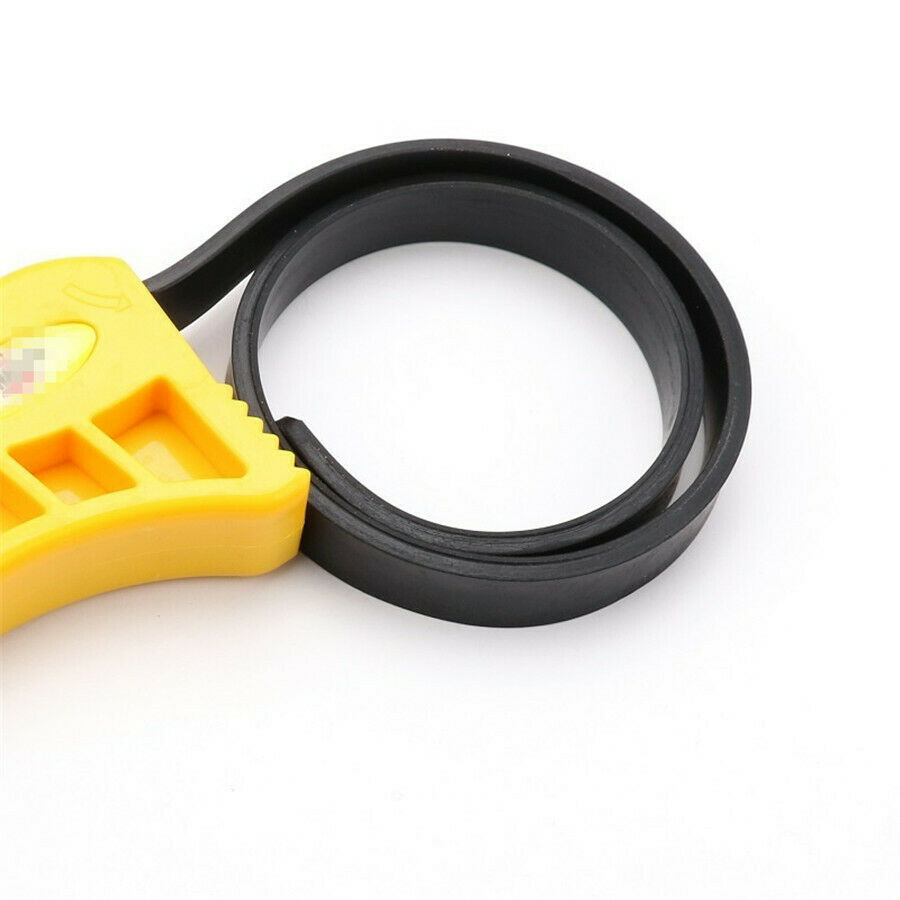 2x Adjustable Strap Wrench Set Hand Tool for Oil Filter for Auto Car Truck Boat