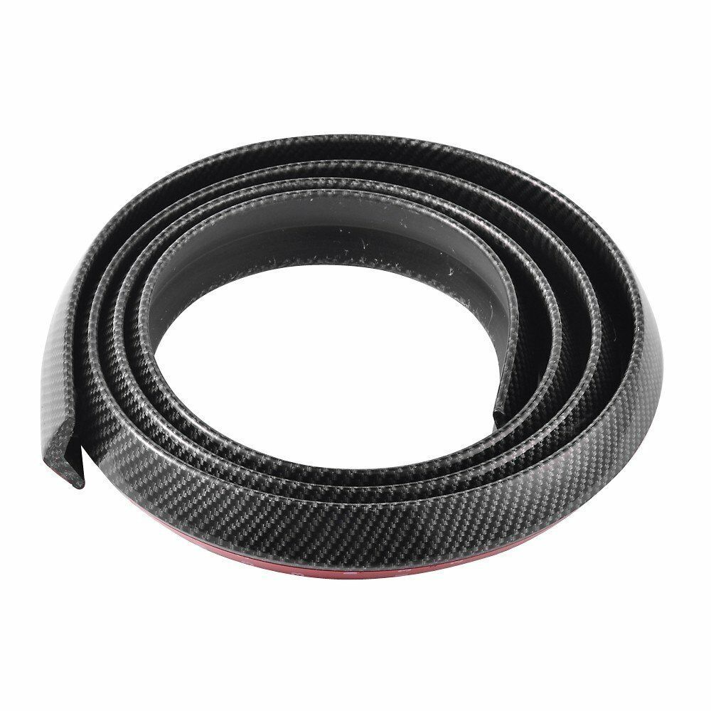2.5m Carbon Fiber Car Front Bumper Spoiler Lip Splitter Valance Chin Protector
