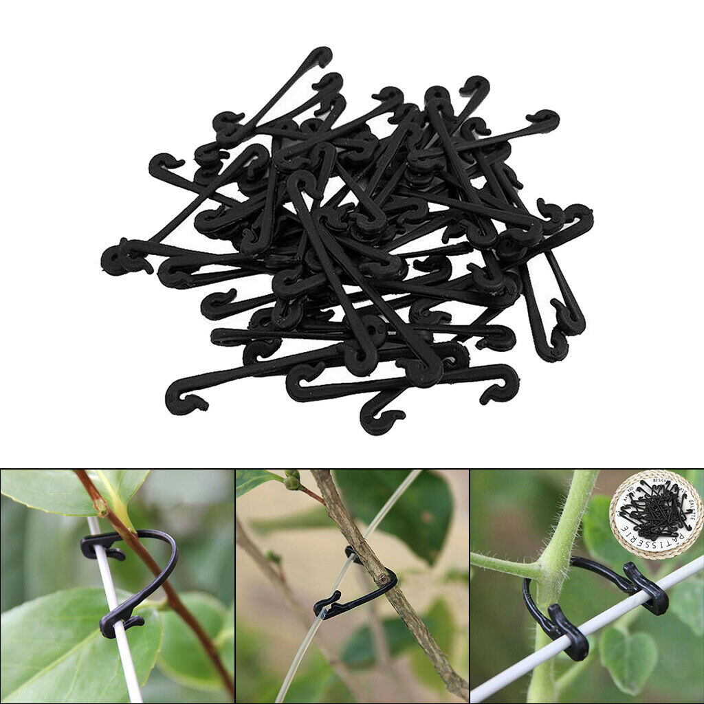 200pcs Vines Fastener Clips Grape Tomato Support Clips for Planting Plants