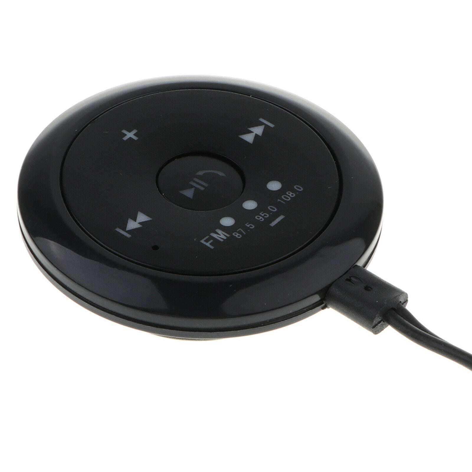 Universal 2 in 1 Car AUX FM Audio Bluetooth V5.0 Transmitter Dock for Phone