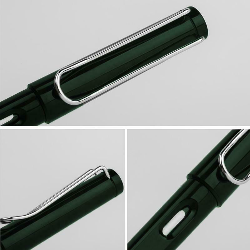 Palladium Trim Green Fountain Pen Fine Nib Smooth Writing Ink Best Present