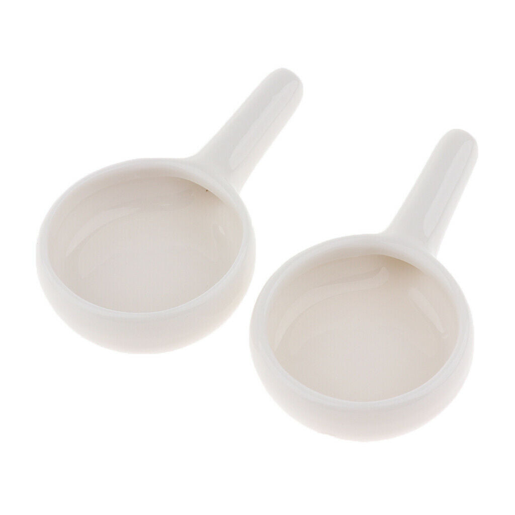 2 Pcs Ceramic Essential Oil Burner Fragrance Aroma Tea Light Candle Holder For