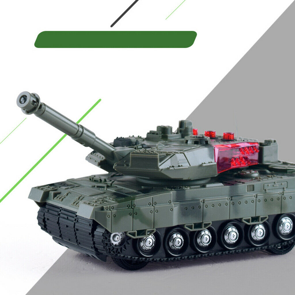 Remote Control RC Battle Army Tank Toys for Kids