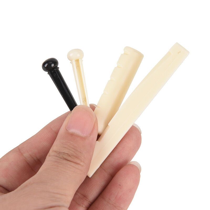 Guitar Bridge Pins Saddle Nut Acoustic Guitar Accessories With Pin PullerHP J Tt