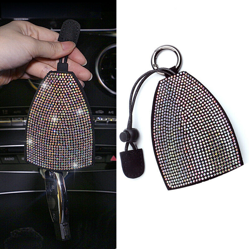 Drill Diamond Car Key Chain Case Remote Wallet Holder Shiny Bag Cover Universal