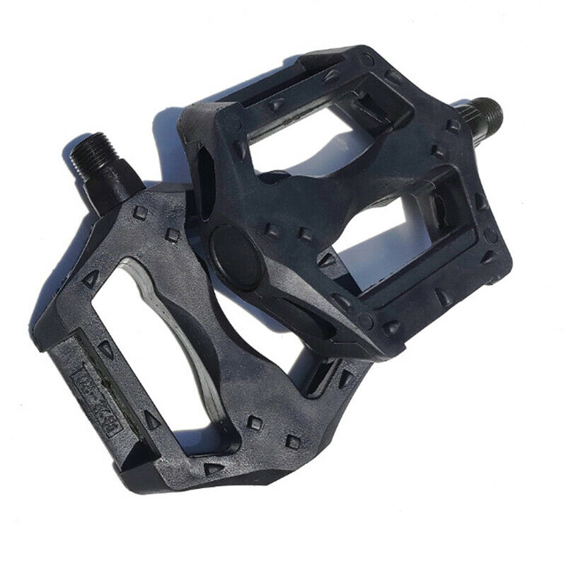 1 Pair Portable Bicycle Pedal Plastic Anti-slip Rivet Cycling Bearing PedalsBDA