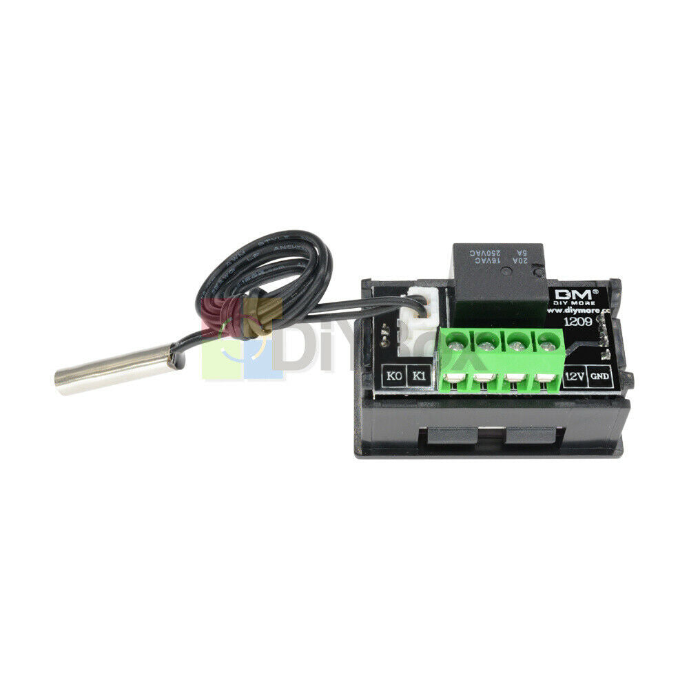 DC 12V W1209 Digital LED Thermostat Temperature Controller Switch w/ NTC Sensor