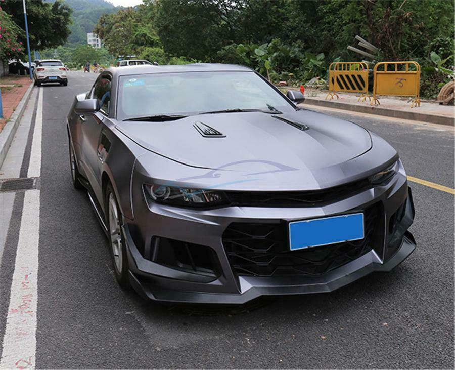 Glossy Black Car Hood Vent Louver Scoop Cover Air Flow Intake Cooling Panel Trim