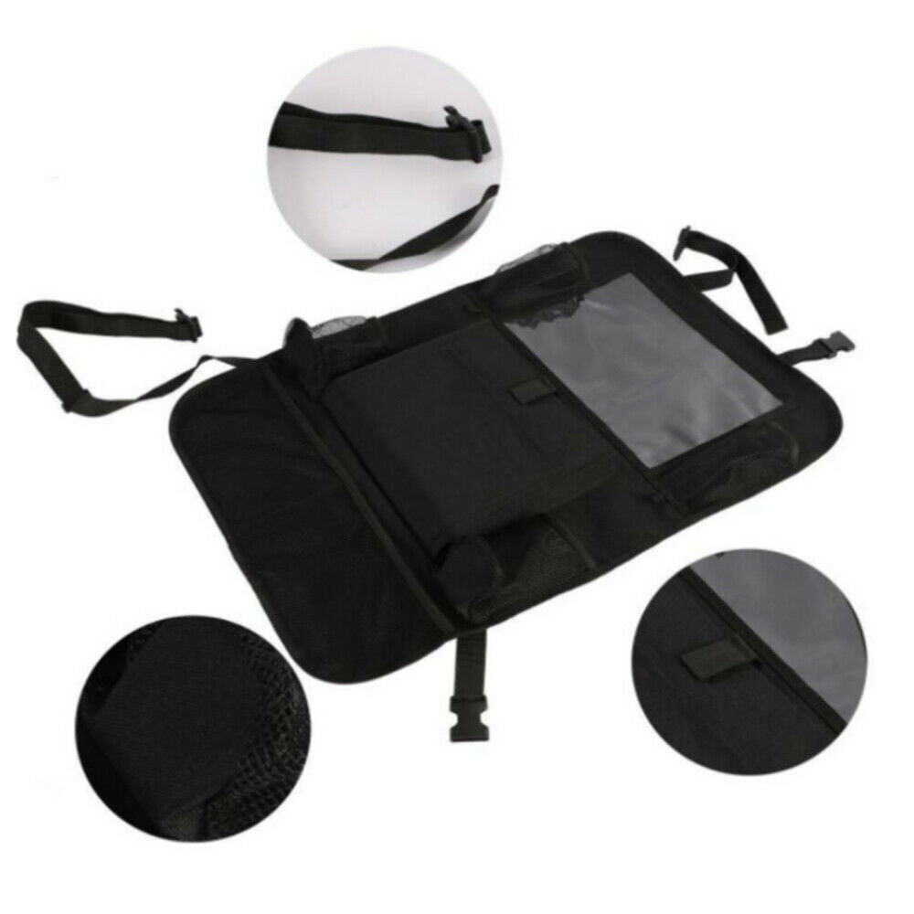 Portable Car Seat Back Organizer Multi-Pocket Storage Bag Tablet Holder Tidying