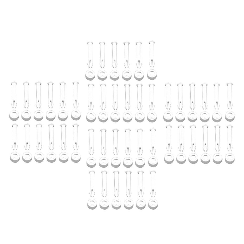 Replace 48x 2.36 "Plastic Pool Connection Pins And Rubber Seal for  13ft 24ft