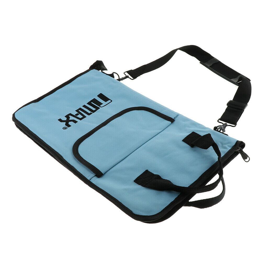 Drum Stick Holder Waterproof Padded Stick Bag for Drum Percussion Blue