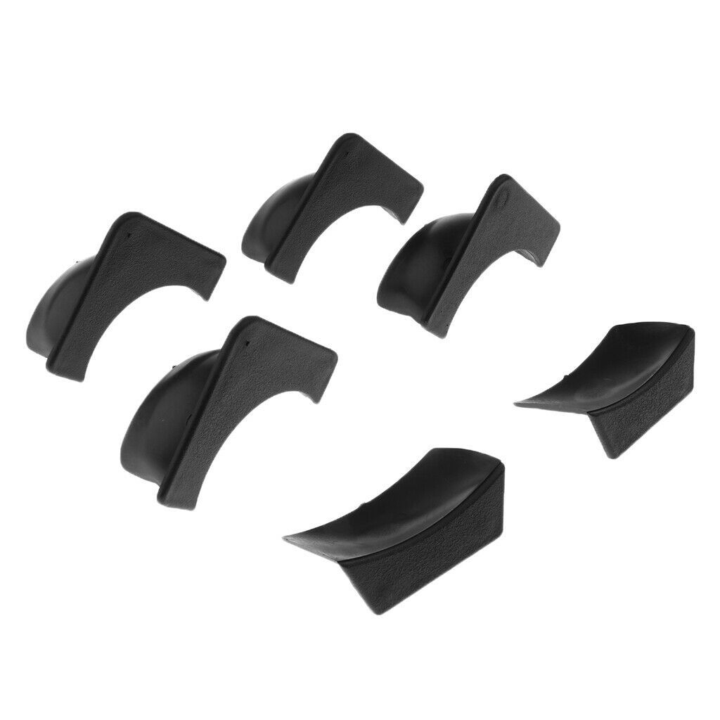 Replacement Pool Table Plastic Pocket Liners - Set of 6 - 4 Corner & 2 Side
