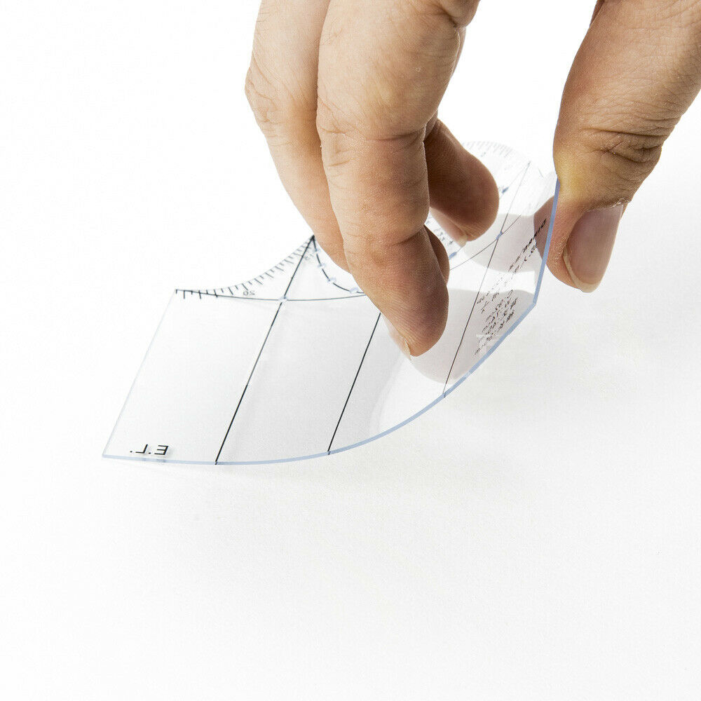 1:4 Clothes Design Ruler Drafting Template Japanese Mens Drawing Prototype Tools